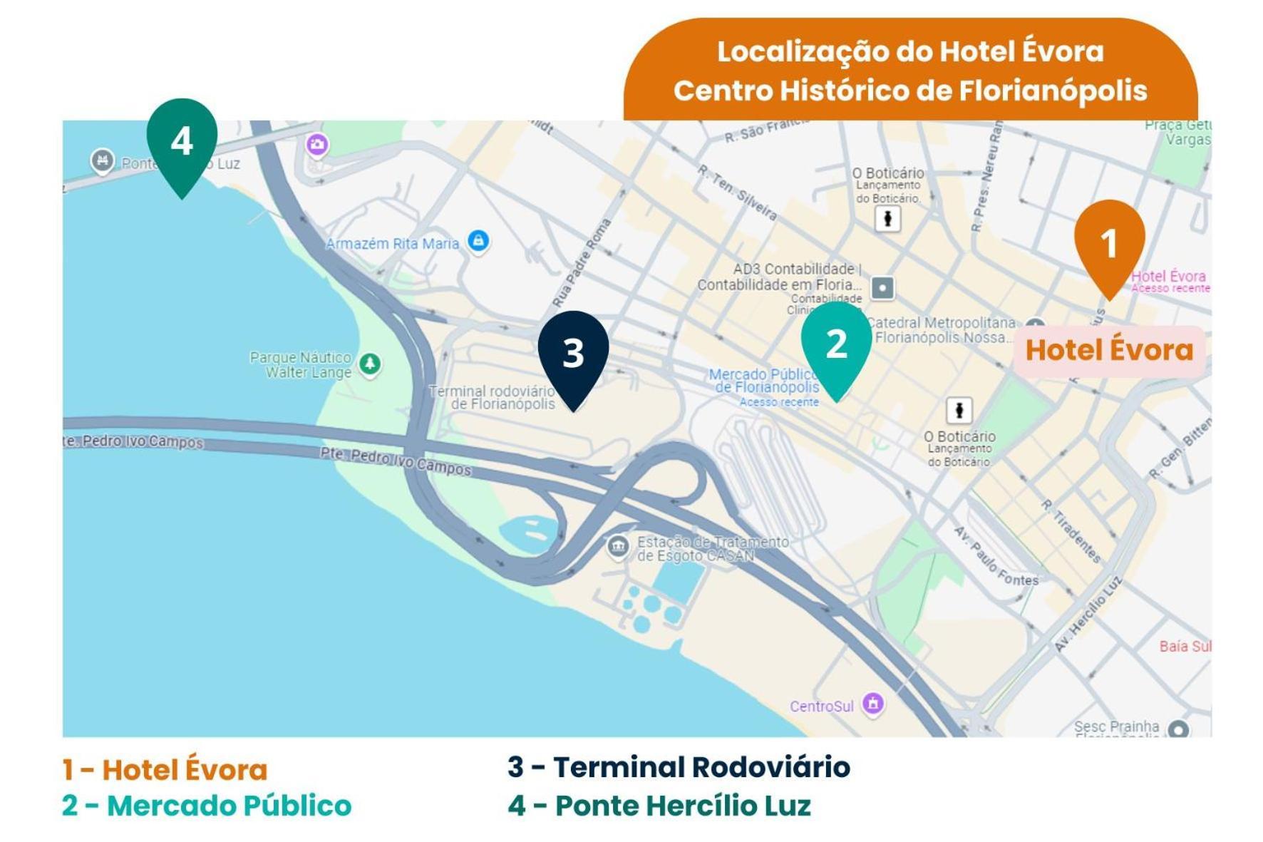 Hotel Evora By Rede Sagres Florianópolis 외부 사진
